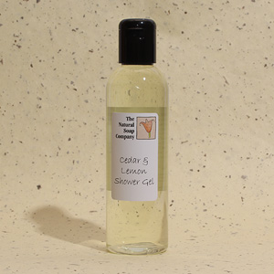 Cedar & Lemon shower gel, 200ml