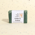 Cedar & Lemon guest soap, approx 50g 