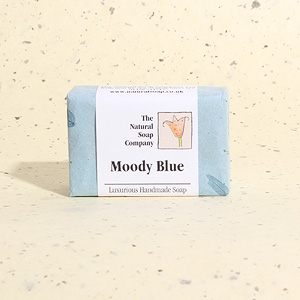 Moody Blue guest soap, approx 50g 