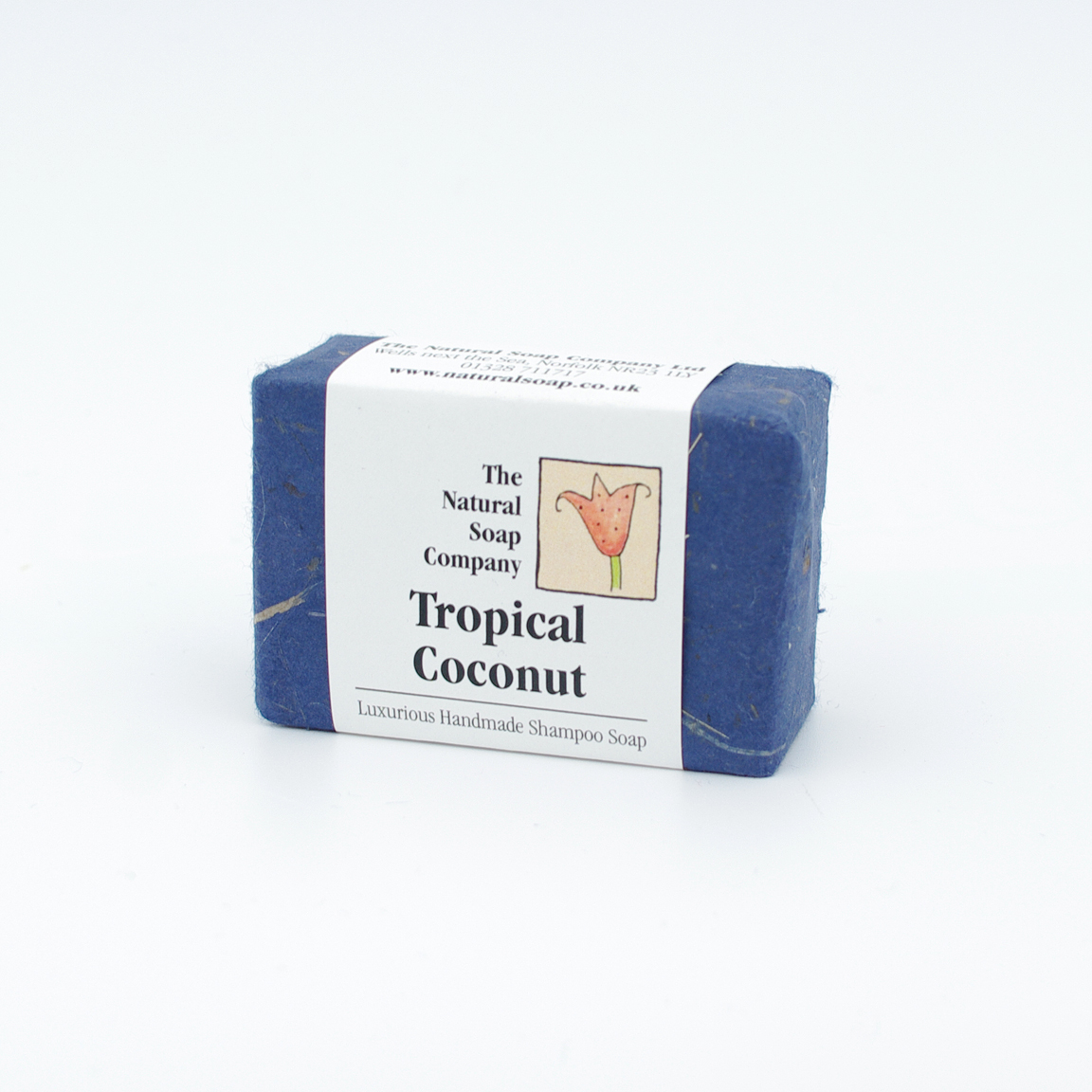 Tropical Coconut Shampoo guest soap, approx 50g 